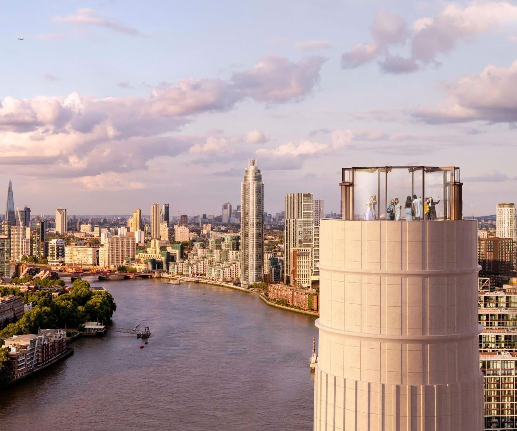 לונדון Luxury Apartment Steps From Battersea Power St And Close To Victoria & Chelsea מראה חיצוני תמונה